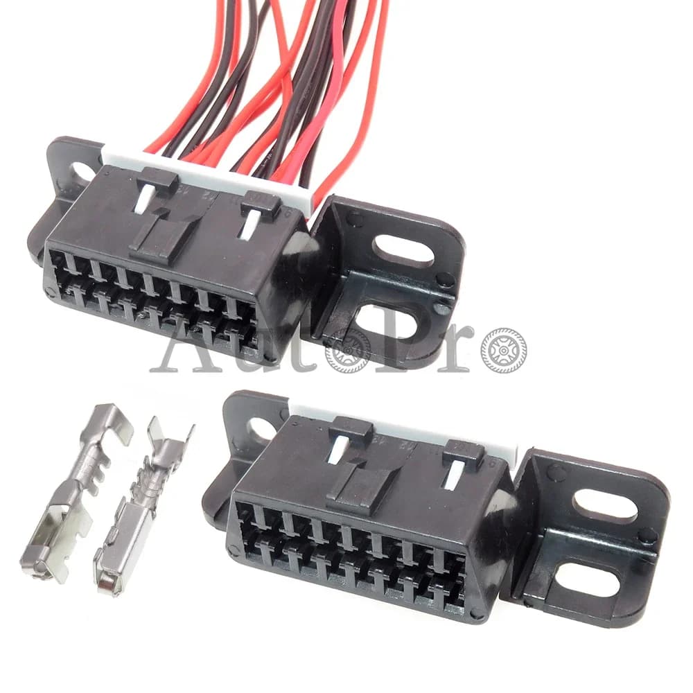 Set di 16 Connettori per Cavi di Diagnostica Auto OBD con Terminale per VW MG610761-5