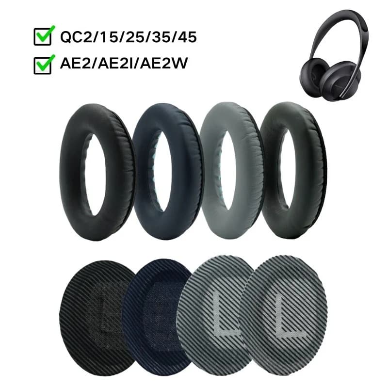 Cuscinetti auricolari di ricambio per Bose Quiet Comfort QC2 QC15 QC25 QC35 AE2 AE2i AE2w Cuscini auricolari Copertura Cuscinetti in schiuma di alta qualità Parti