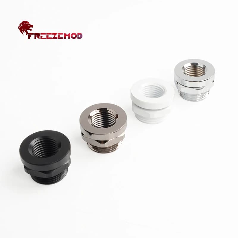 Raccordi per raffreddamento ad acqua Freezemod Porta di riempimento superiore della scheda passante con dado esagonale G3/4 OD ID G1/4 Filettatura - HCBJT-V2