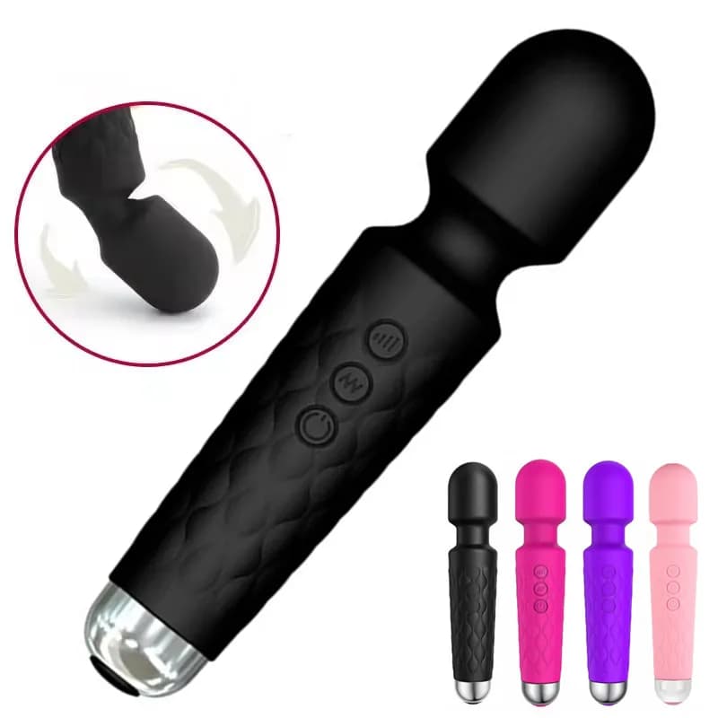 20 Speeds Powerful AV Vibrator for Women Nipple G spot Clitoris Stimulator Wand Stick Dildo Female Masturbator Adult Sex Toys