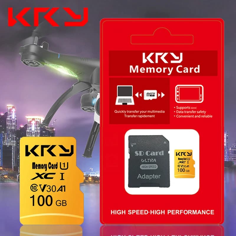 Micro Memoria SD TF Card 8GB 16GB 32GB 64GB 100GB 128GB Scheda SD Scheda Flash SD/TF 128GB 100GB 64GB 32GB Scheda di Memoria Classe 10
