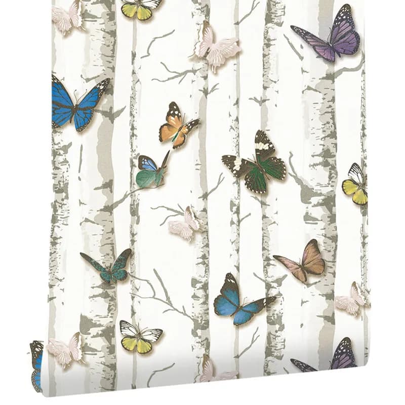 Carta da parati Peel And Stick carta a contatto a farfalla rimovibile autoadesiva decorativa per la decorazione della casa della camera dei bambini e del tempo libero