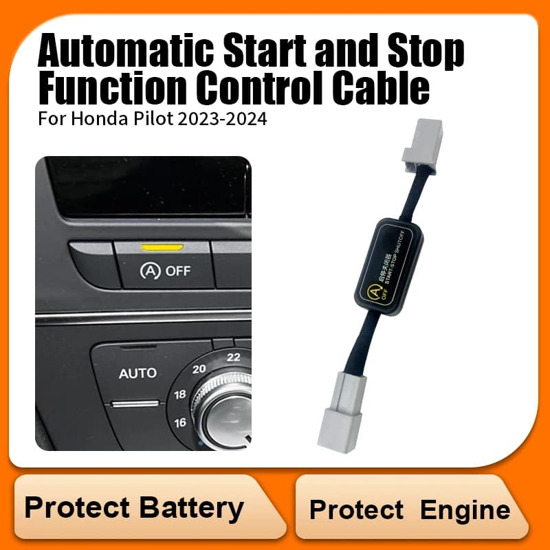 Auto Start Stop Engine System Smart off Canceller Deletes Device Disabler A-Off cable plug for Honda Pilot 2023-2024