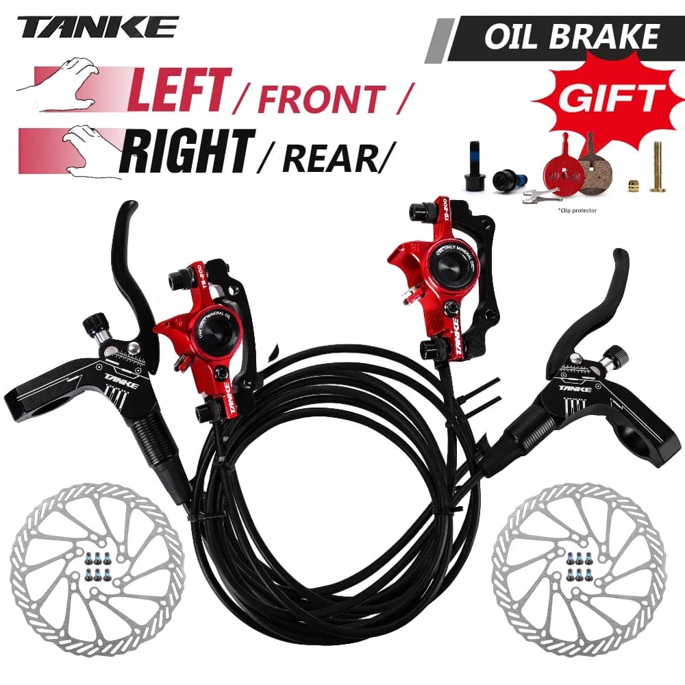 MTB Bike Freno A Disco Idraulico Pinza Pressione Olio Morsetto Freno 160mm Maniglia Anteriore Posteriore Un Pilastro B CNC Accessori per biciclette aggiornamento