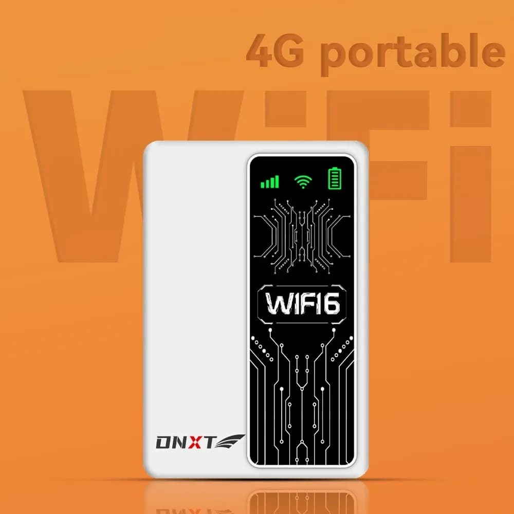 Router WiFi6 4G LTE M20 300Mbps con Power Bank 10000mAh 2-in-1, Hotspot WiFi Portatile MiFi con Slot SIM per Ufficio e Esterni