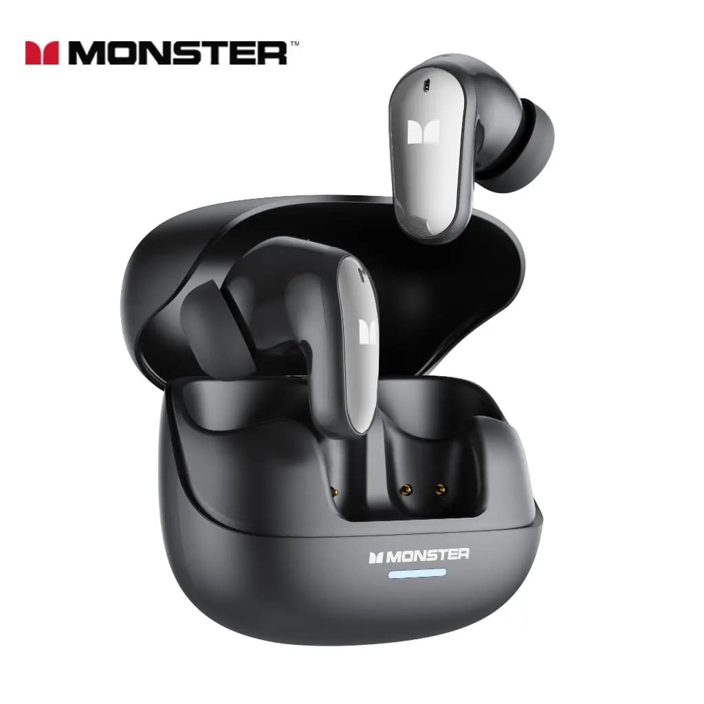 Wireless Monster MQT52 Bluetooth 5.4, HIFI Stereo Headphones with Noise Cancellation, Microphone for Music and Gaming