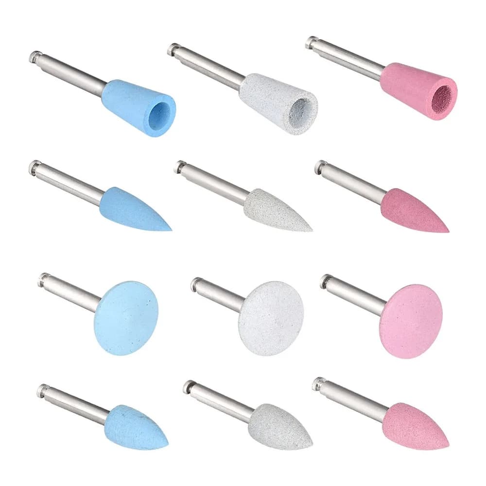 4 pcs Mix RA Straightening Heads Tooth Polishing Tool for Low Speed Tooth Polishing Machine
