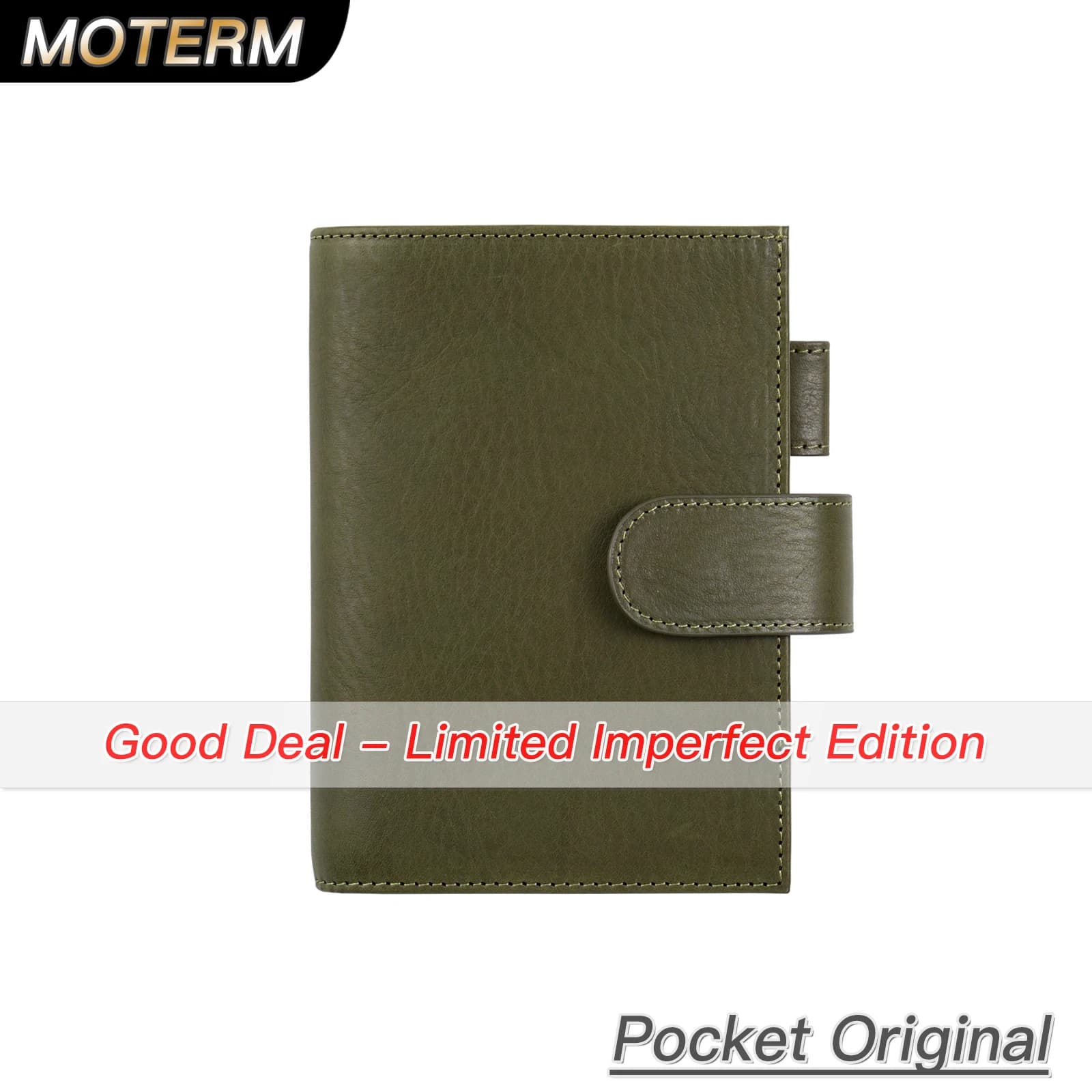 Copertina per agenda originale Moterm imperfetto limitata per copertina per notebook in pelle conciata al vegetale Moleskine tascabile
