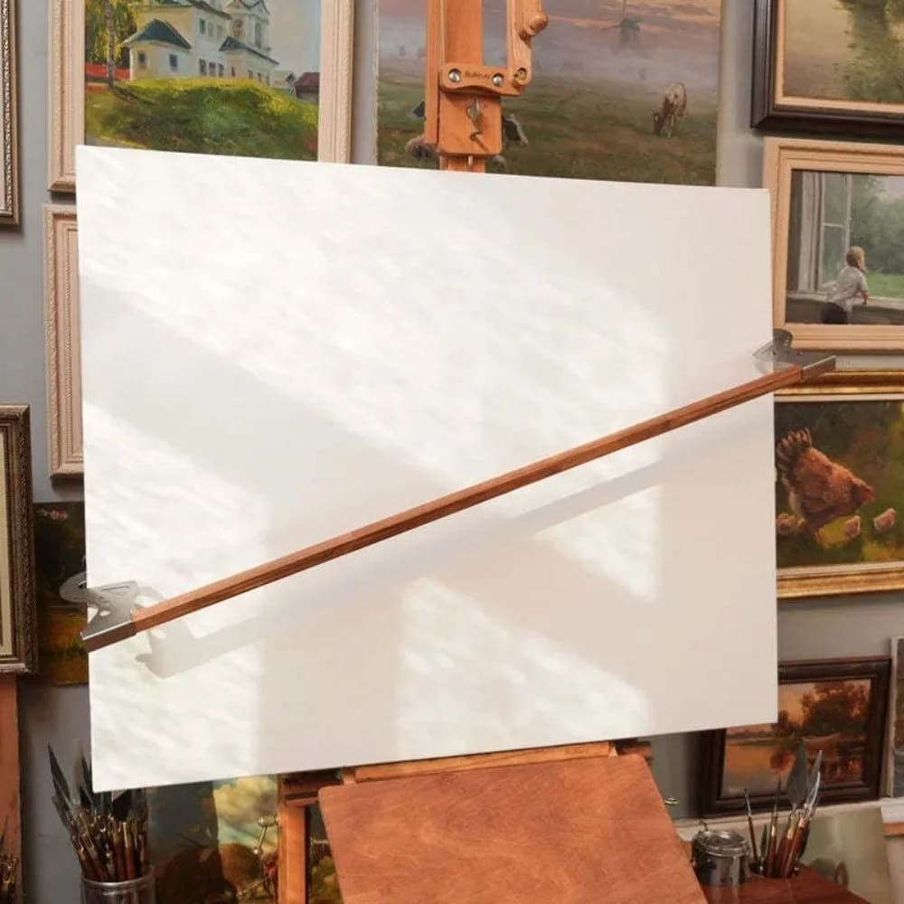 Wood Artist Hand Support Bridge Hanging Design Sturdy Oil Painting Support Stand Steadying Wrist Rest Painter Drawing Holder