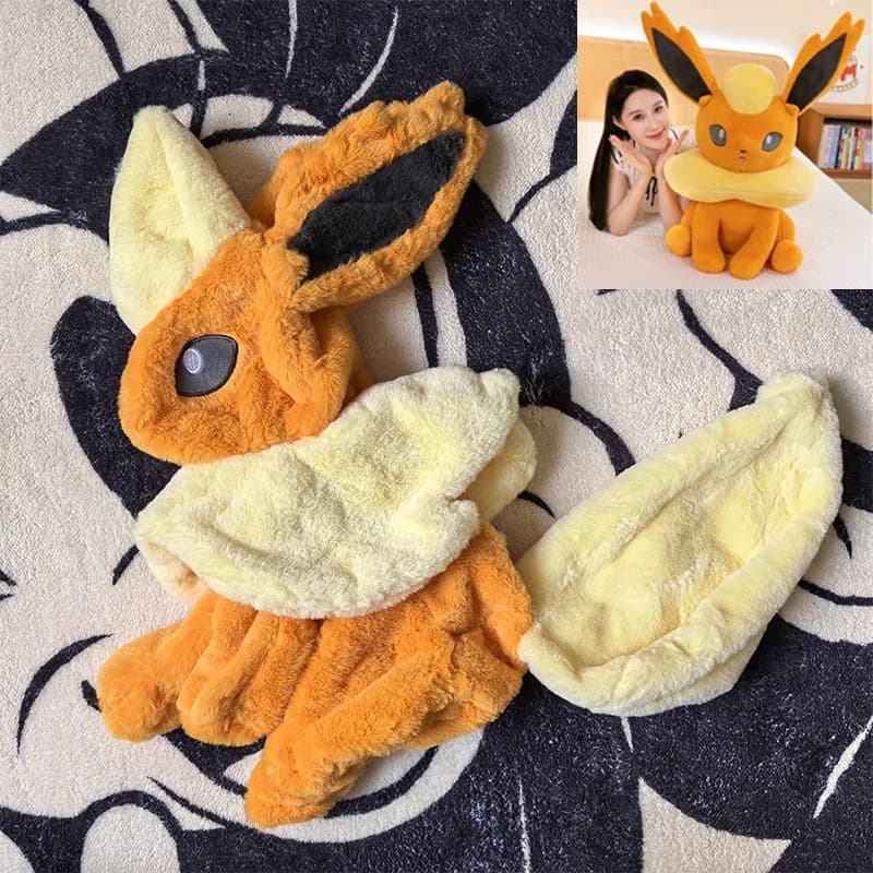 45/80 cm Flareon Enorme Pokemon Anime Peluche Grande Pokémon Peluche Kawaii Semi-finito Fondina In Pelle Cuscino Regalo per I Bambini
