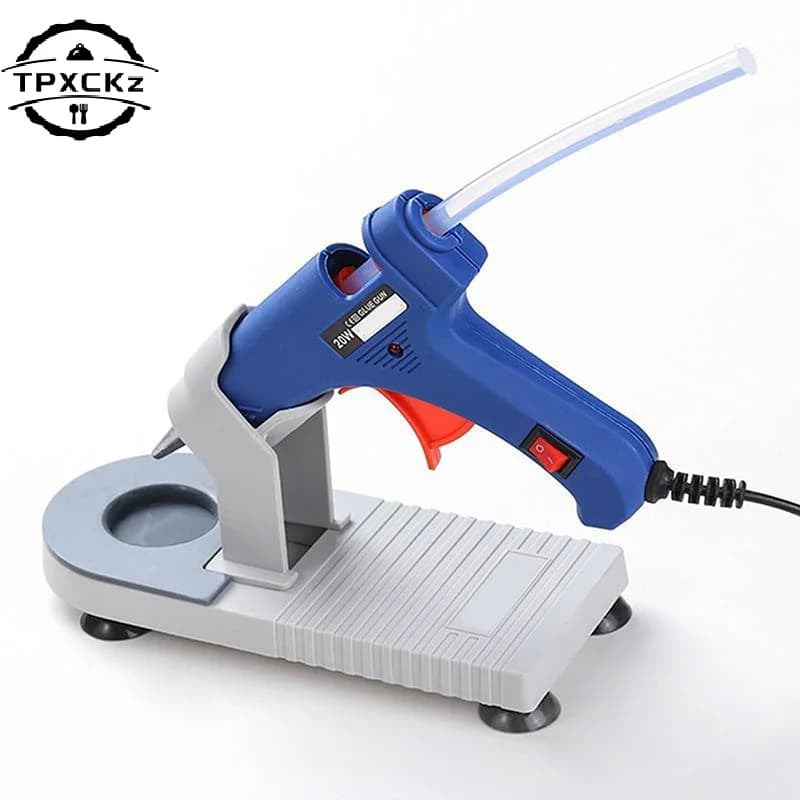 Base per pistola per colla Staffa per pistola per colla a caldo Pistola per colla Strumenti di riparazione fai da te per la casa Riscaldamento Base per macchina per colla a caldo Gadget Rack per organizzatore