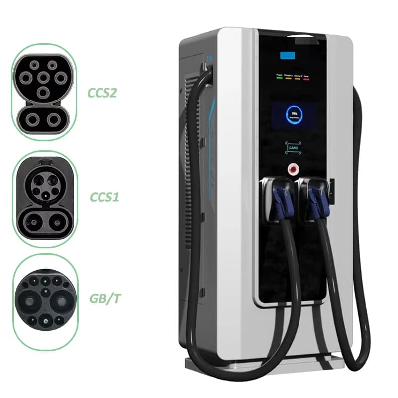 Stazione di Ricarica Rapida DC per Auto Elettriche OEM ODM 120kW, Caricatore EV CCS2 POS 80kW, Prezzo di Fabbrica, Nuova Condizione
