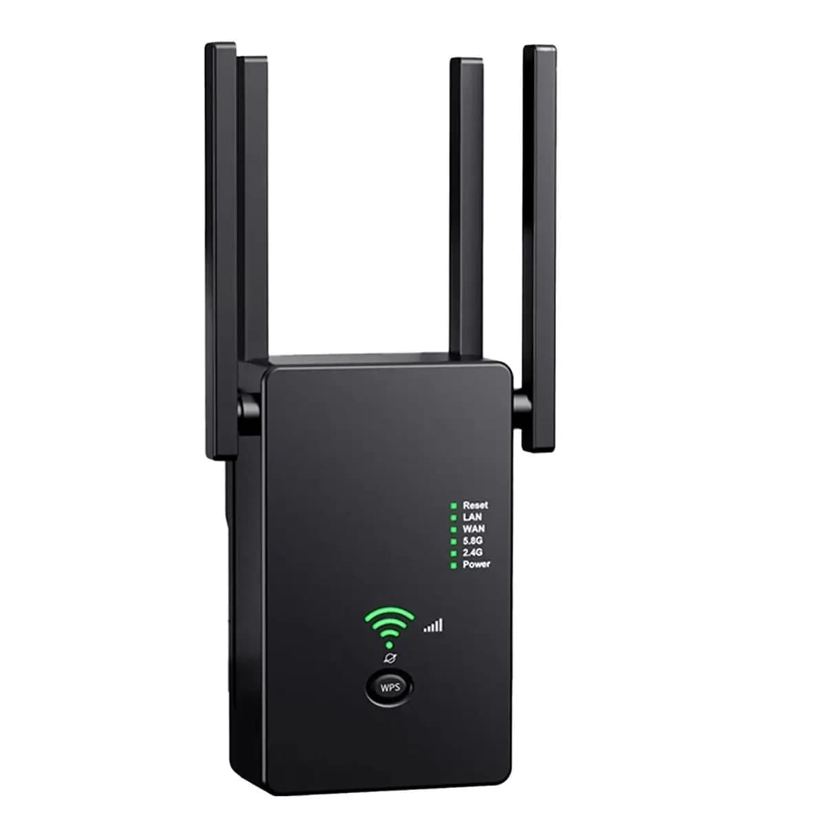 Ripetitore WiFi 1200M Ripetitore Wifi Router wireless 5GHz Punto di accesso 2.4Ghz Amplificatore di segnale lungo Range Extender SPINA UE A