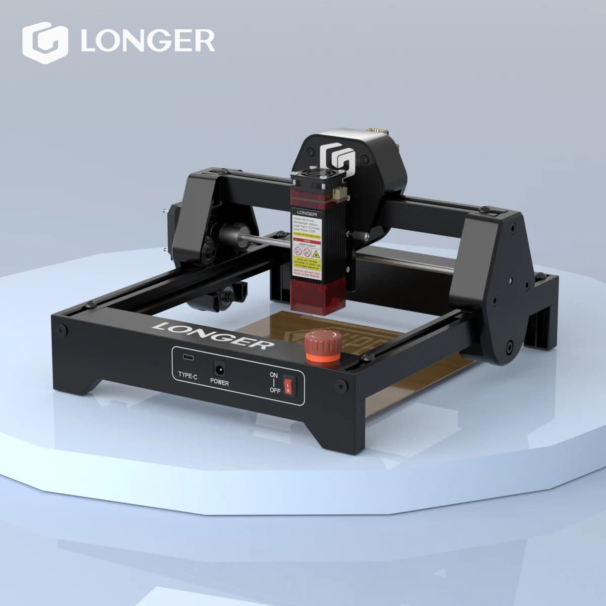 Mini High Speed Precision Laser Engraving Machine For Halloween Gifts and Christmas DIY KIT CNC + Protective Glasses