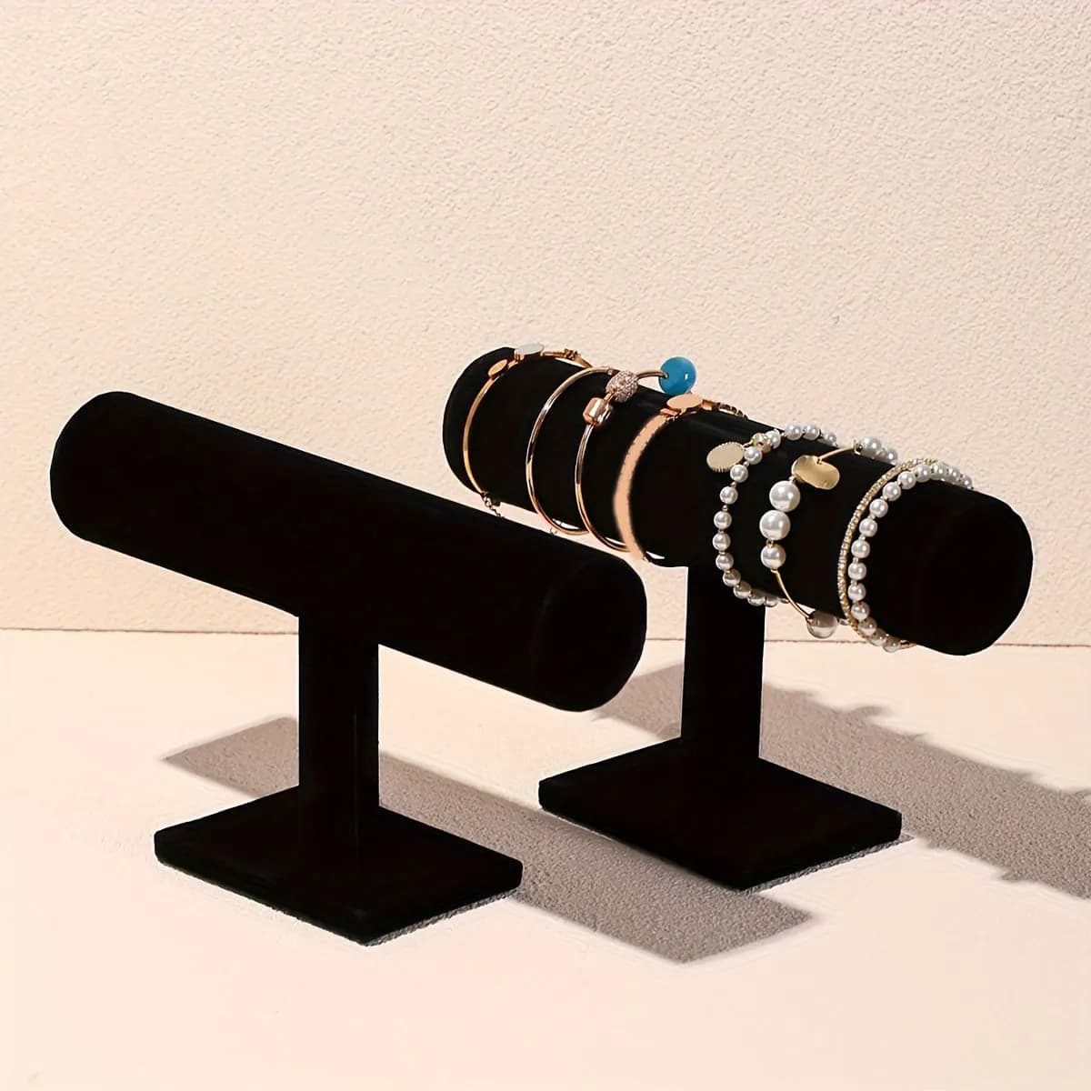 1pc T-shaped bracelet stand, bracelet and necklace display stand, watch storage stand, desktop vertical jewelry stand