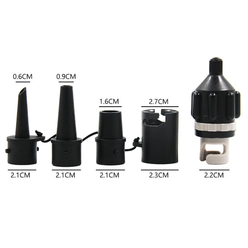 Adattatore per pompa a mano multifunzionale Anello per nuoto Kayak SUP Surf Paddleboard Pompa gonfiabile Convertitore Testa della pompa Accessori per pompe