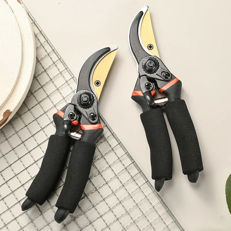 Garden Scissors for Cutting Coppers, Steel Cesols for Fruit Trees and Flowers, Power Scissors