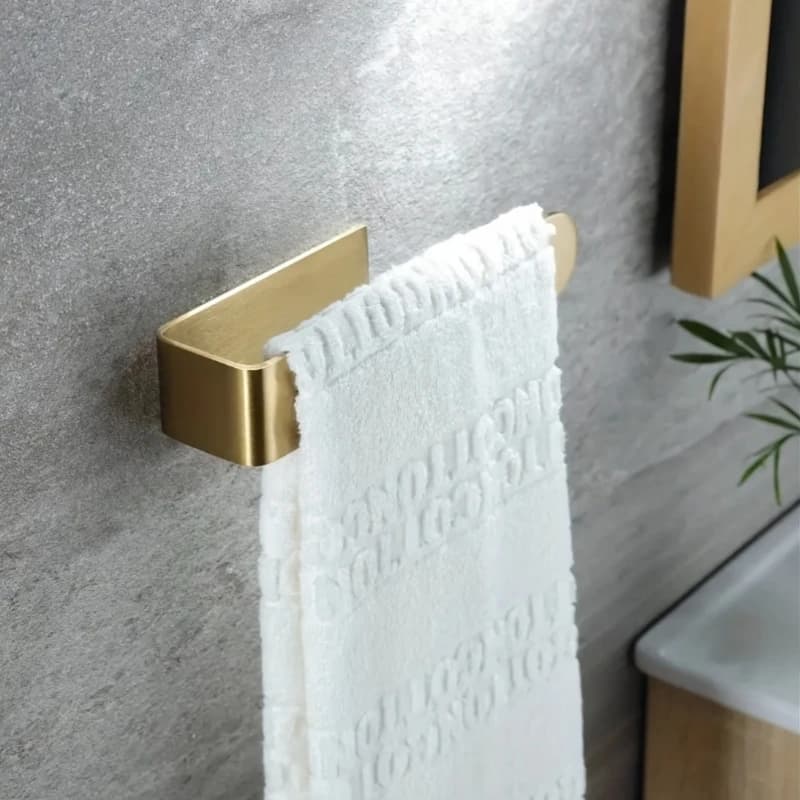 Portasciugamani in acciaio inox portasciugamani bagno asciugamano appendiabiti asta gancio bagno multiuso appeso a parete