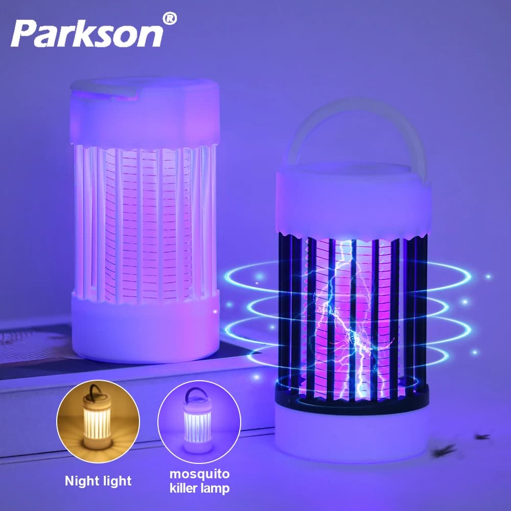 Mosquito Pantry Lamp DC 5V Kills Electric Mosquitoes Portable USB Rechargeable Bedroom Outdoor Mute Bug Zapper Insect Trap Light