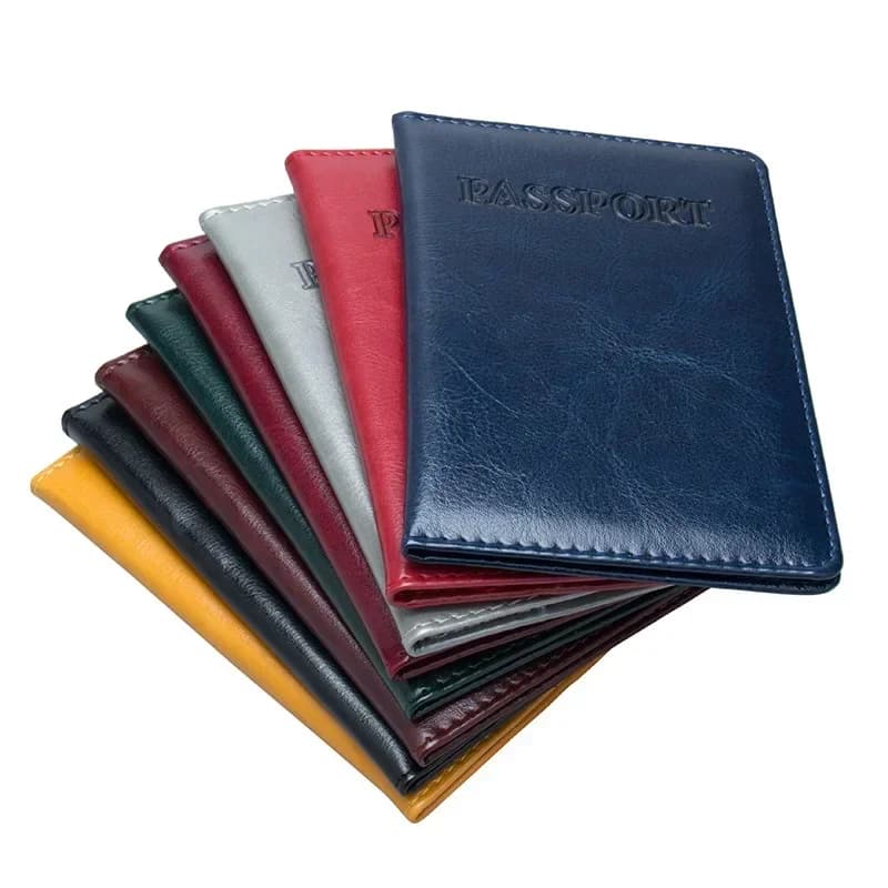 Passport case Travel passport holder for woman leather PU with credit card holder Wallet protective case 8 colors