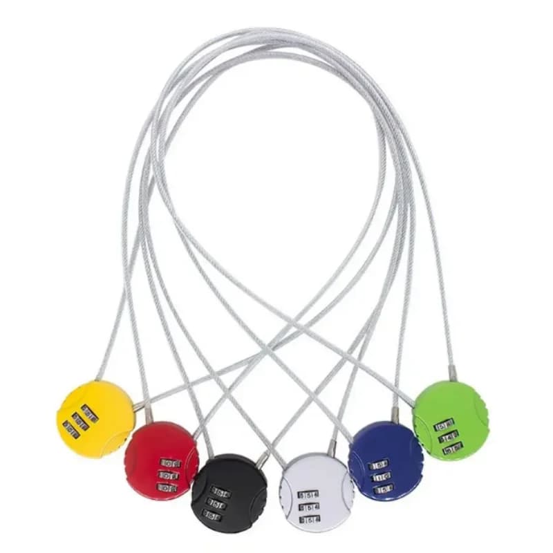 Lucchetto con codice a 3 cifre Lucchetto a combinazione con fune metallica estesa Password Casco da motociclista Lucchetto con chiave in metallo Serrature antifurto da viaggio