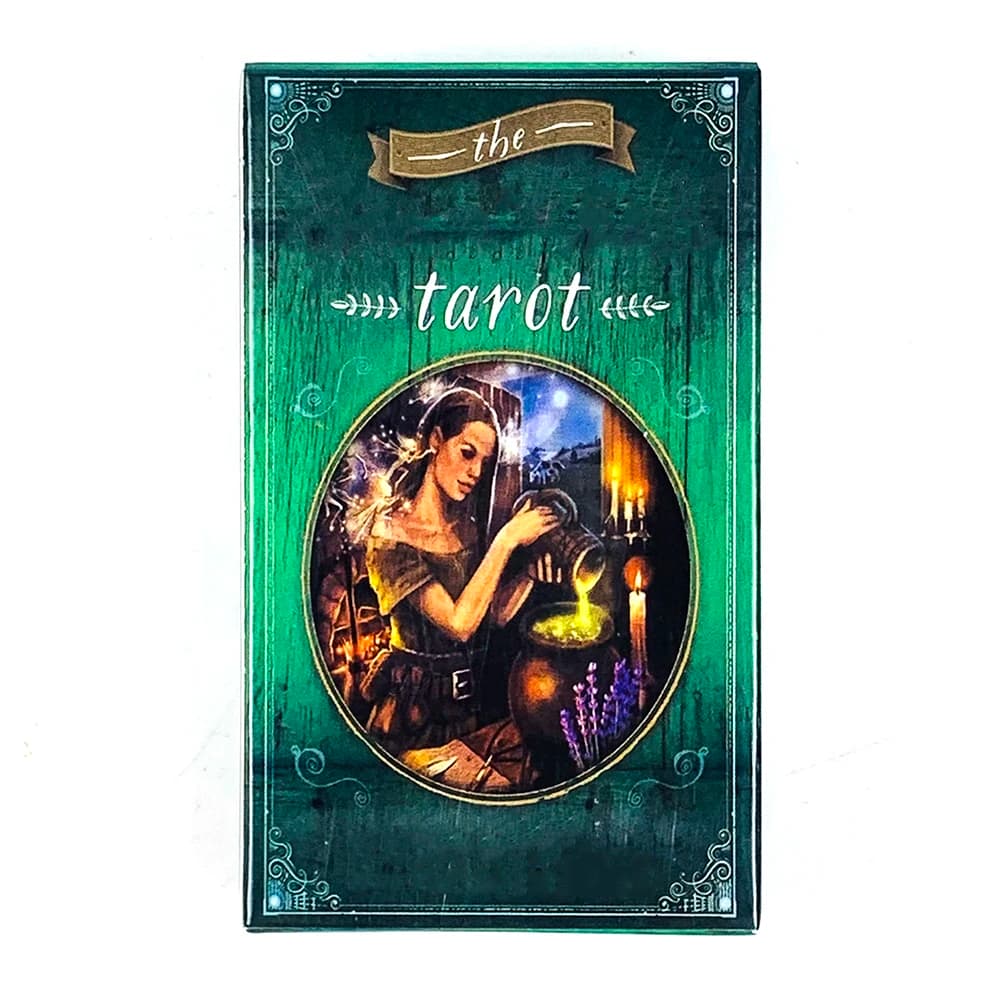 Carte dei Tarocchi Classiche, Edizione Visioni Divinatorie, Ottima per Principianti, Meditazione e Giochi di Società
