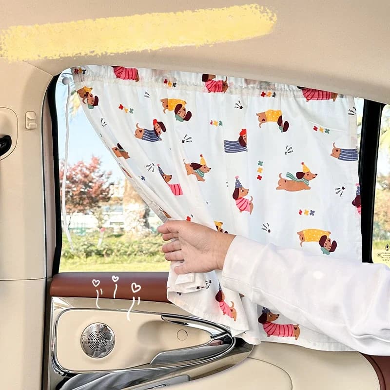 1 pz tenda a ventosa la finestra automatica copertura parasole cartone animato universale finestra laterale parasole protezione UV per accessori per bambini