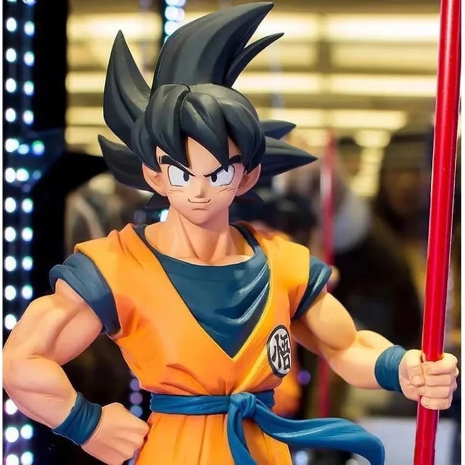 22 cm Anime Dragon Ball Son Wukong Action Doll Super Saiyan Son Goku Modello PVC dipinto a mano figura Giocattolo Regalo di compleanno all'ingrosso