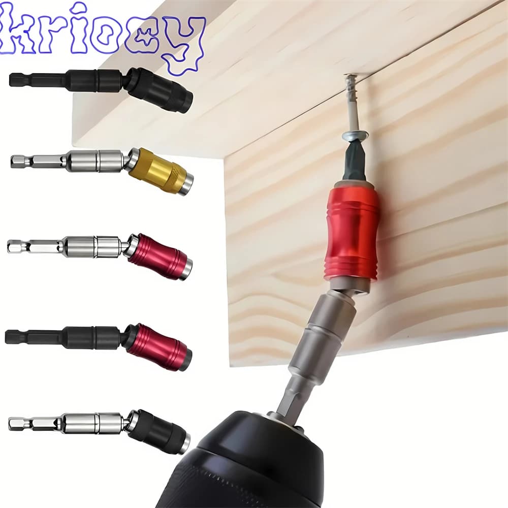 1pc Drill Tip Holder Set Magnetic Swivel Tip Mount Set Drill Bit Set 1/4 inch Tip Extension Pivot