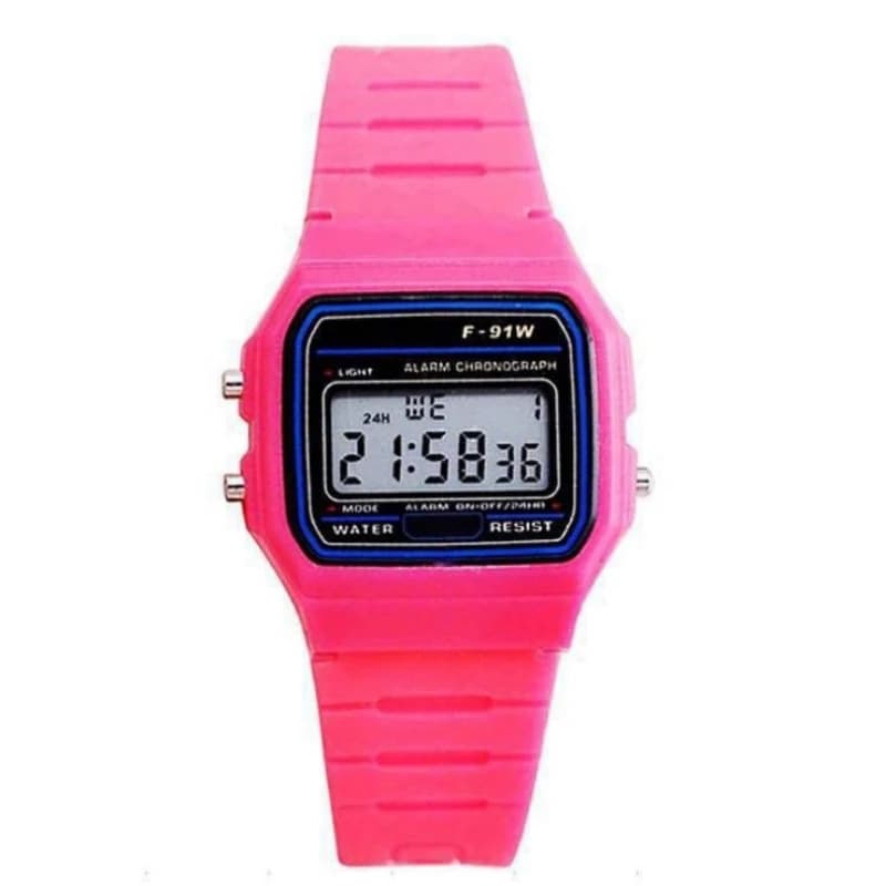 Luxury Brand Women's Watch Harajuku Silicone WR F-91W Sports Electronic Watches LED Digital Square Multifunction Watches for Men