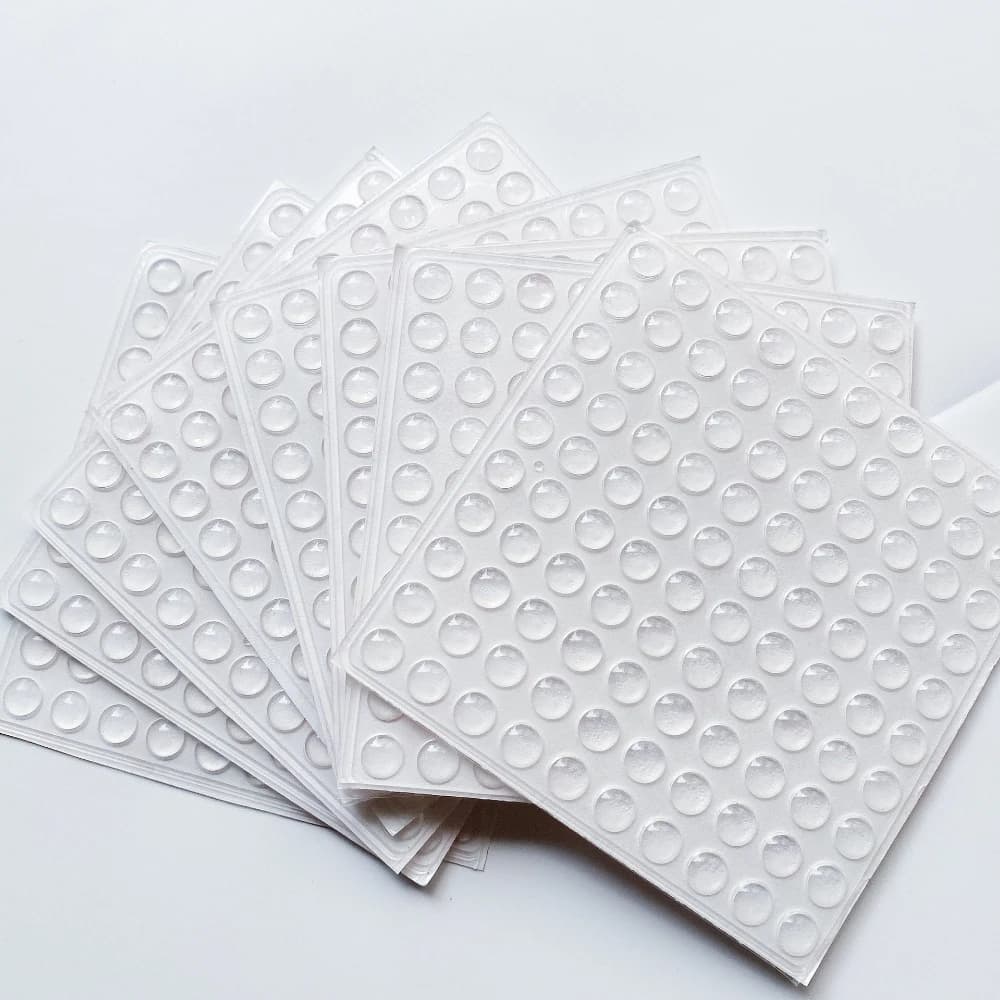 Cuscinetti adesivi trasparenti insonorizzanti per ante di mobili, perline anti-collisione, anti-scivolo, anti-urto, paraurti in silicone