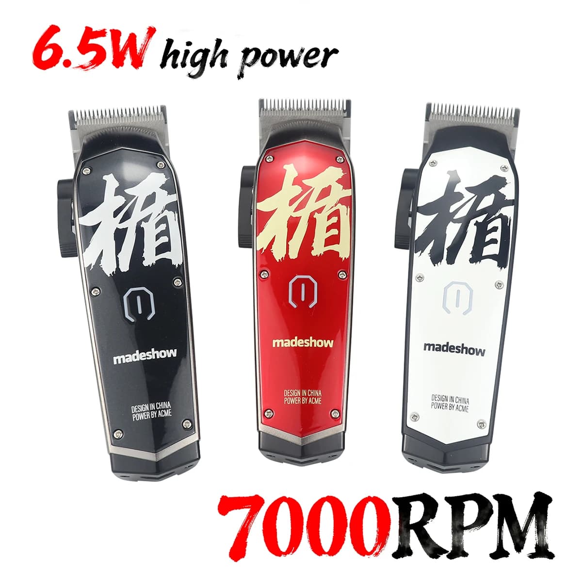 Professional haircut Madeshow M10 Trimmer Cordless Adjustable for Men Barbiere Haircuts for professional grade beard