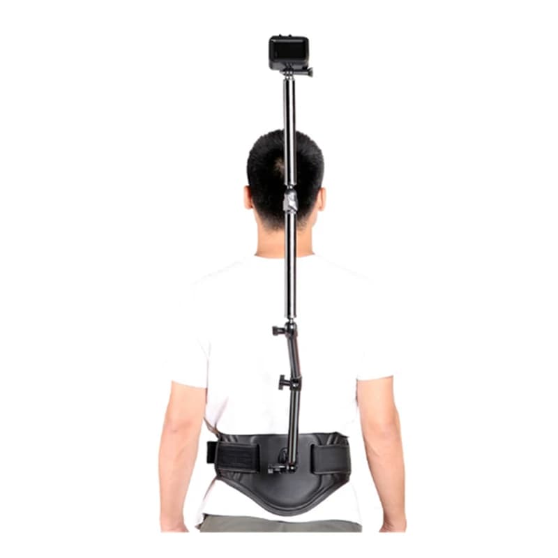 Staffa in vita indossabile + Bullet Time Selfie Stick per Insta360 OneX/One R/gopro8/7/6/5/4 accessori per barra posteriore Non originali
