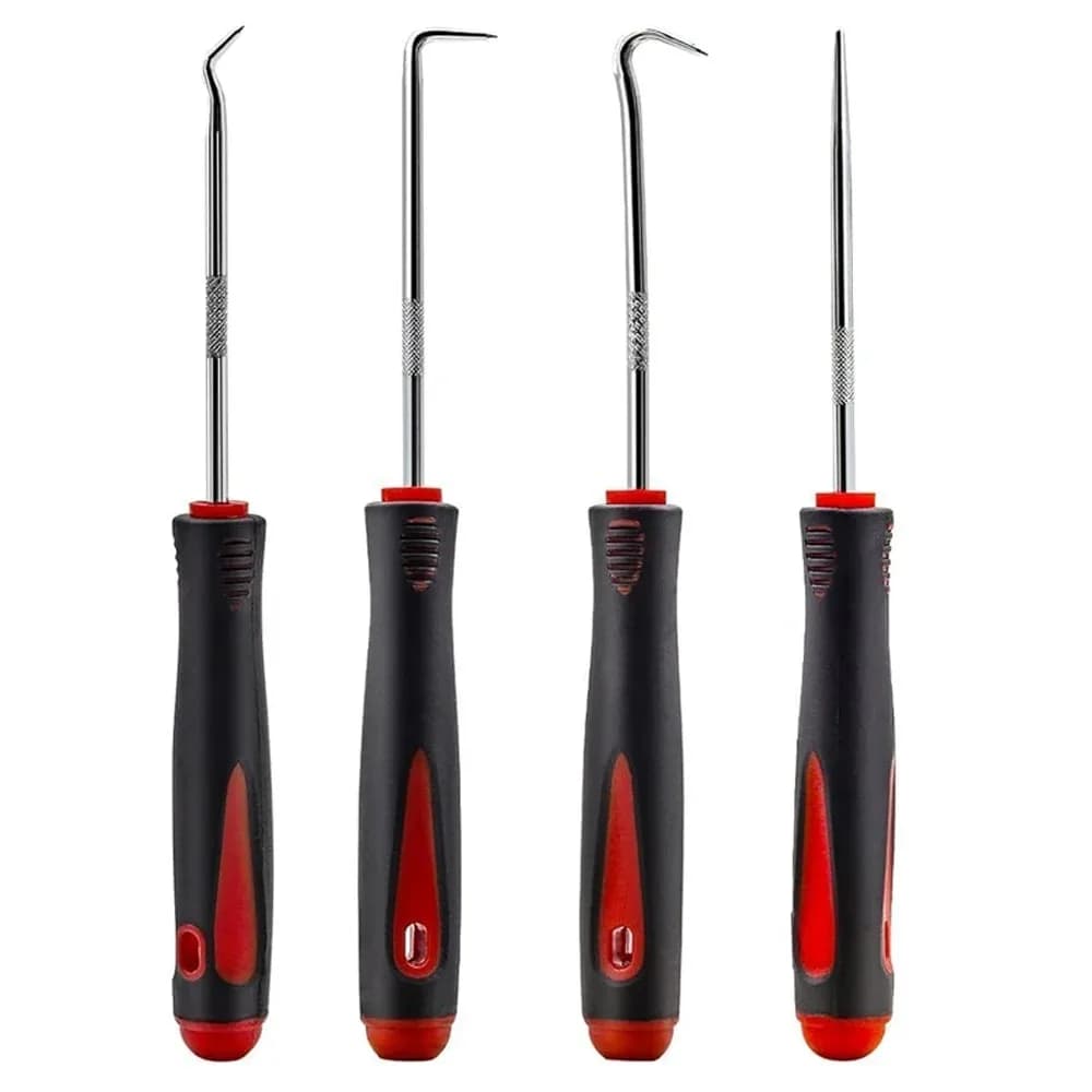 Set di Attrezzi per Guarnizioni O-Ring Auto, Estrattori e Ganci per Riparazione Guarnizioni, 4 Pezzi, 16cm