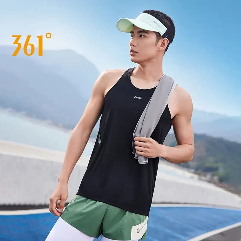 Gilet sportivo da uomo a 361 gradi Summer Running Marathon maglia senza maniche da basket traspirante ad asciugatura rapida 652422503