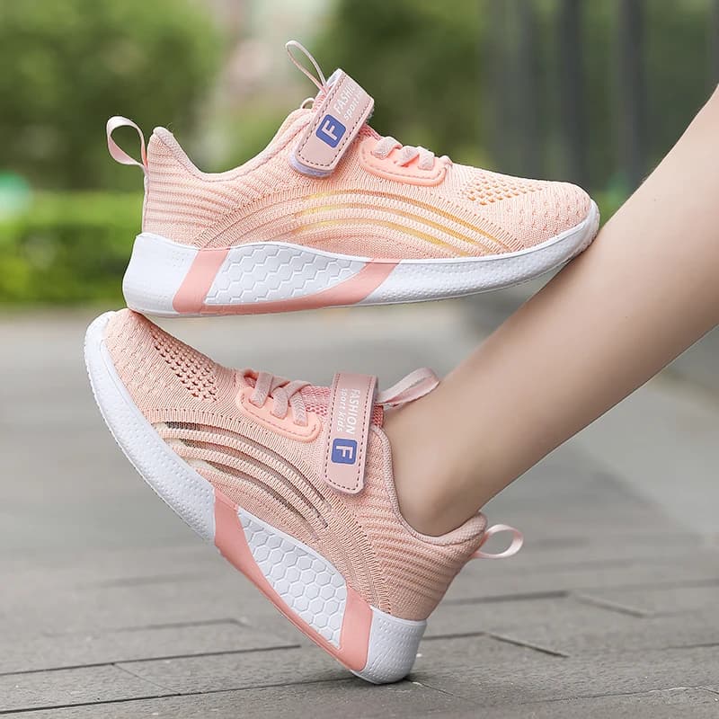 2025 Running Shoes for Girls Baby Sneakers in White Network Student Kids Summer Women's Fashion Kids Autumn Sports Shoes Colorful Light