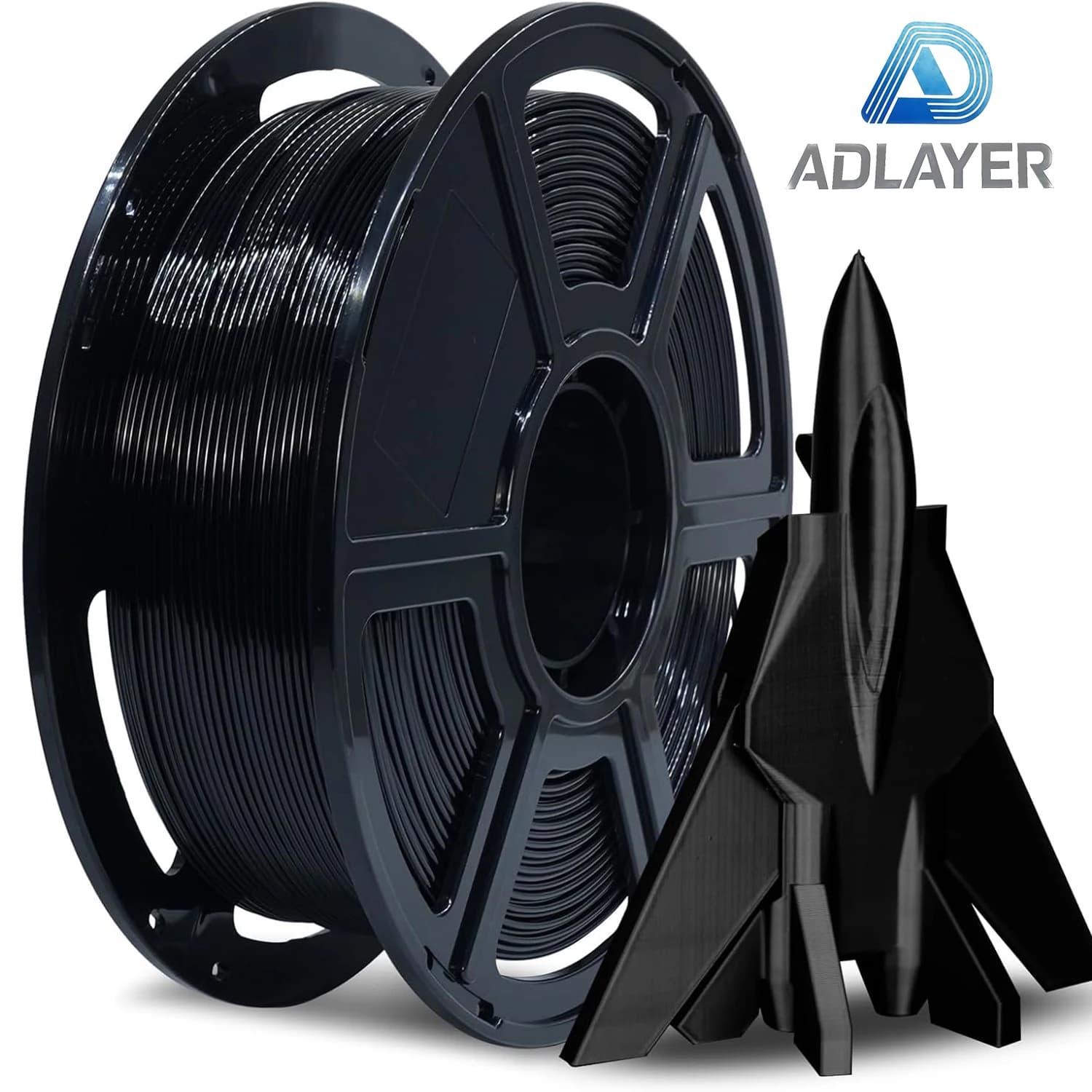 ADLAYER Silk PLA 3D Printer Filament Bundle, Shiny Dual Color Filament 1.75mm Pack, Multi Color Change 3D Printing Filament for Most FDM 3D Printer, Dimensional Accuracy +/- 0.02mm, 1kg Spool(2.2Lbs)