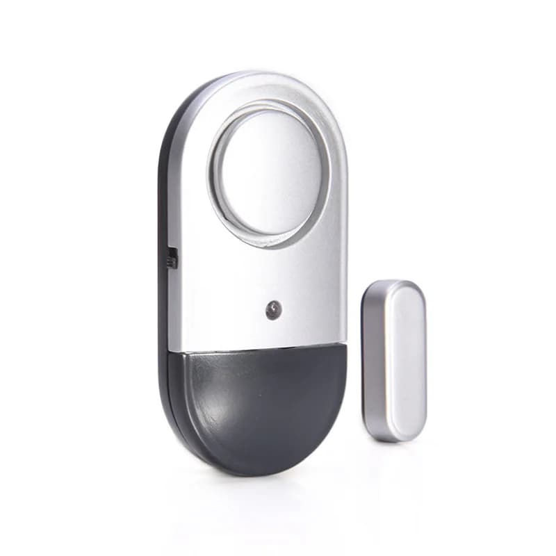 Allarme Magnetico Wireless per Porte e Finestre, Antifurto con Promemoria Bassa Tensione, Risparmio Energetico, Alto Decibel, Sicurezza per Hotel