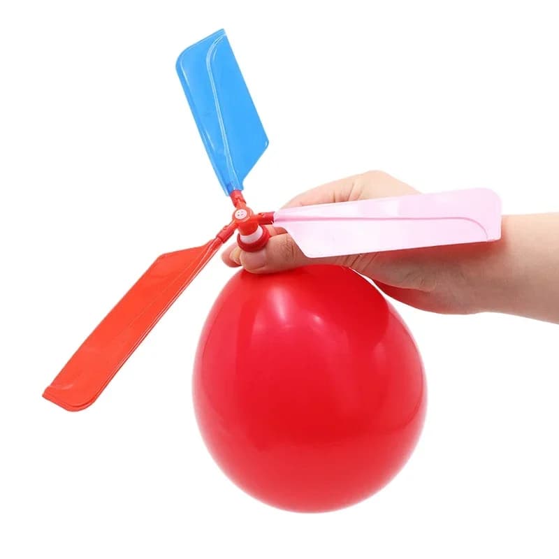 Giocattoli gonfiabili per bambini lanciatore di elicotteri a palloncino Set palloncino tecnologia interattiva genitore-figlio giocattoli educativi regalo per bambini
