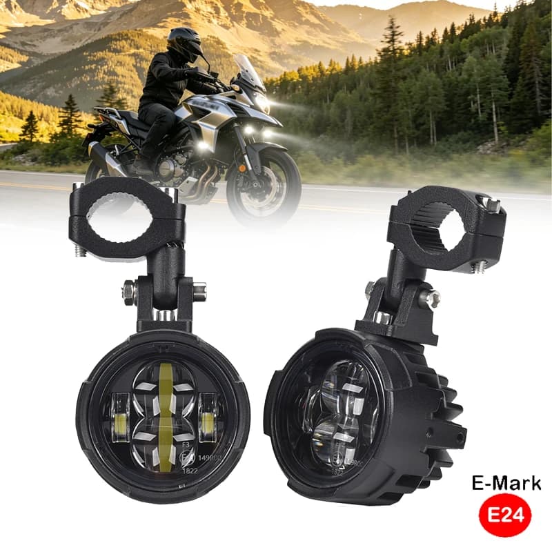Nuova Moto Anteriore Fendinebbia Led Luci di Guida Parti Per BMW R1200GS F800GS Yamaha MT07 MT09 CRF1000L Africa Twin Kawasaki