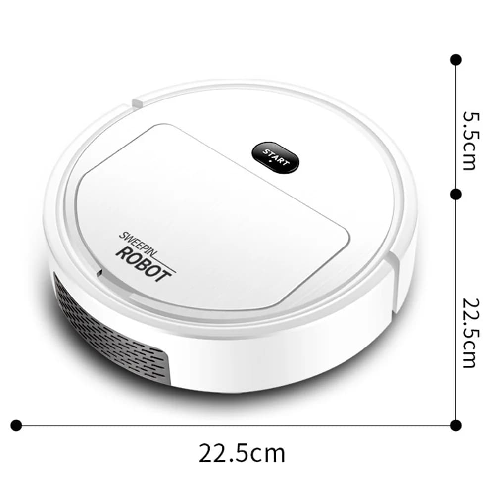 New Robot Vacuum Cleaner Brush 3 In 1 Smart Wireless 1500Pa Drag Cleaning Brush Floors For Home Office Clean
