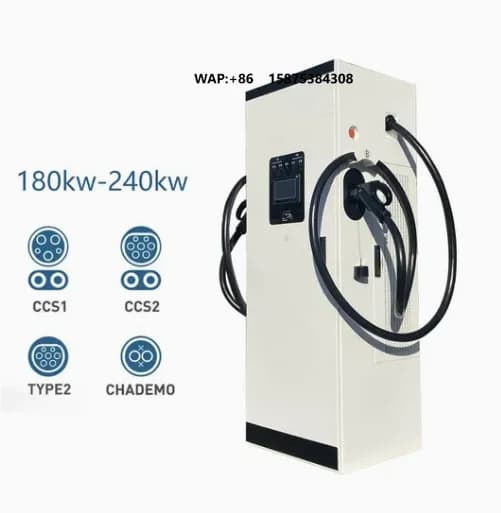 Stazione di Ricarica Rapida per Veicoli Elettrici DC 60kw/80kw/120kw/180kw GB/T CCS2 CCS1 Chademo