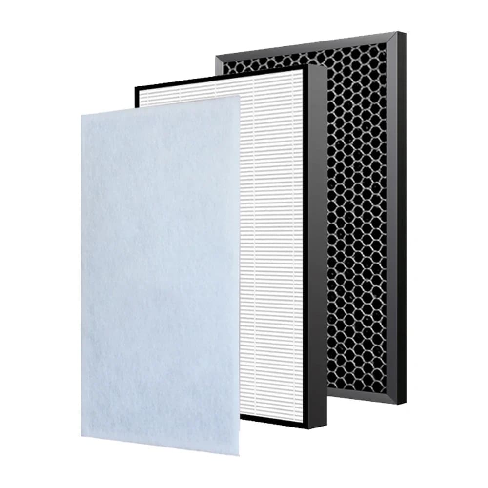 1 set Per Panasonic Purificatore D'aria F-VXH50R F-VXR50R F-VXH50A F-VXH50H F-VXH50M Filtro HEPA di Ricambio e Filtro a Carbone Attivo