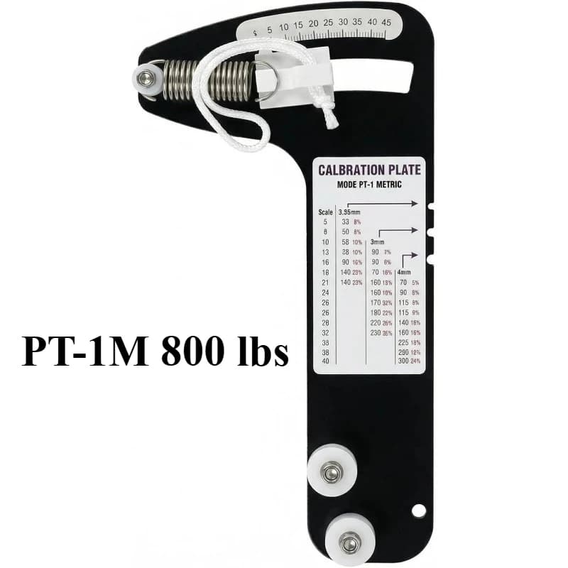 PT-1M 800lbs Aluminum Alloy Sailboat Rigging Tension Gauge Accurate Wire Rope Force Meter Marine Standing Rigging Tool