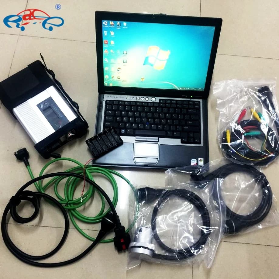 MB Star C5 Plus DOIP Auto Repair Tool with D630 Laptop Diagnosis Programming for Mercedes Cars Buses Trucks V09.2023 Software