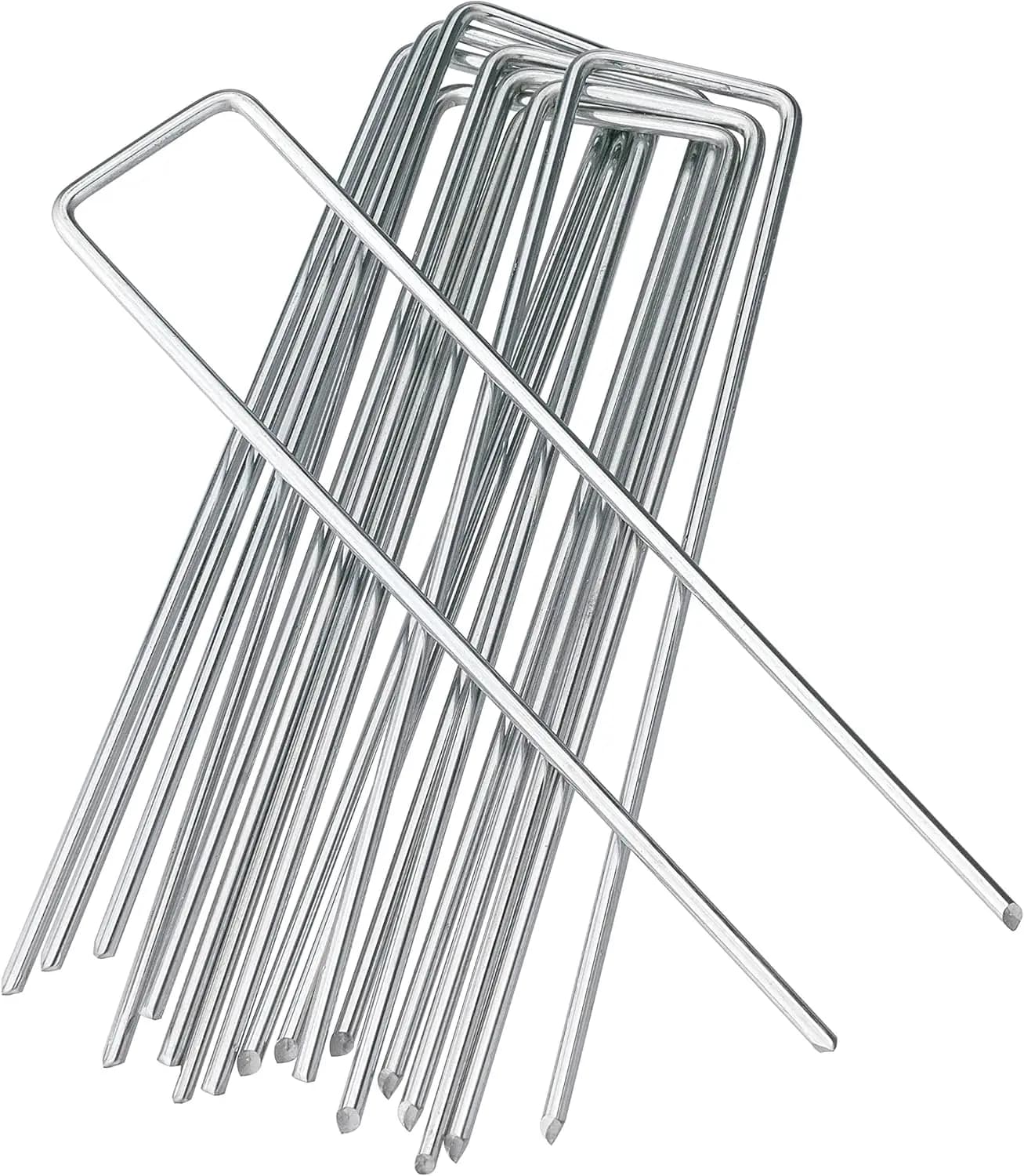Zincato Steel Fisssaggio Plates Strengthened by 6 Inches, Pack of 10 Pieces, for Fixing Welds Anti-Erbacce and Landscape Networks