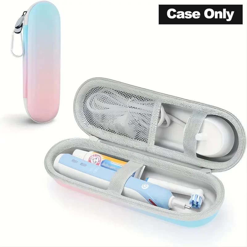 Custodia per spazzolino elettrico Braun Oral B/Oral-b Pro/Philips Sonicare/Sonic con custodia per accessori, supporto protettivo portatile