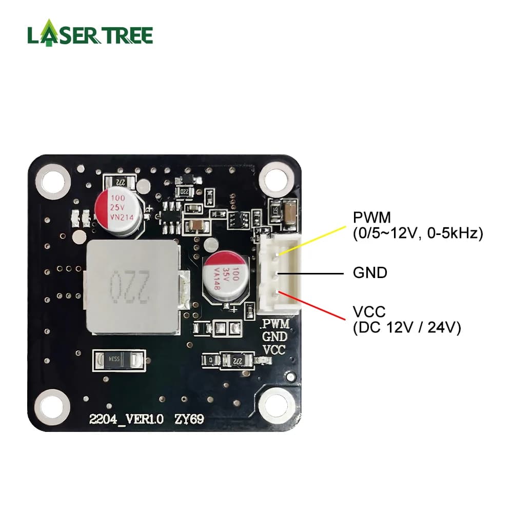LASER TREE 20W 40W 80W Laser Engraving Driver Laser Cutting Head Laser Module Engraving Woodworking Tools Accessories