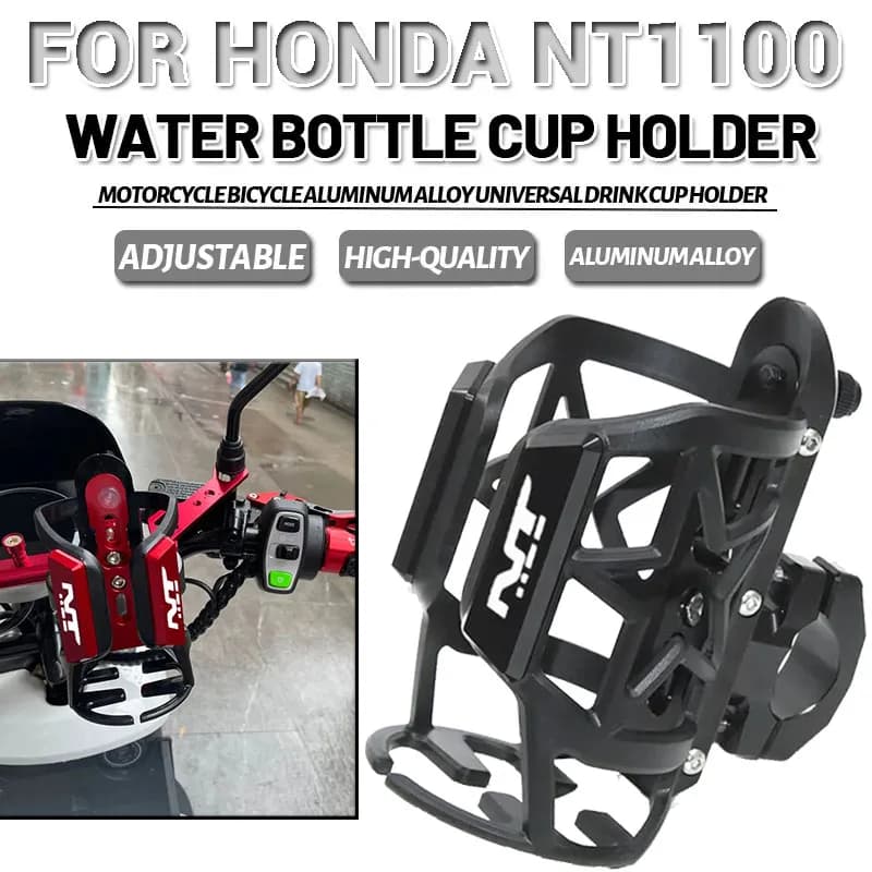 For YAMAHA High Quality Moto CNC Drink Water Bottle Drink Cup Holder Mount For NT1100 NT 1100 2022