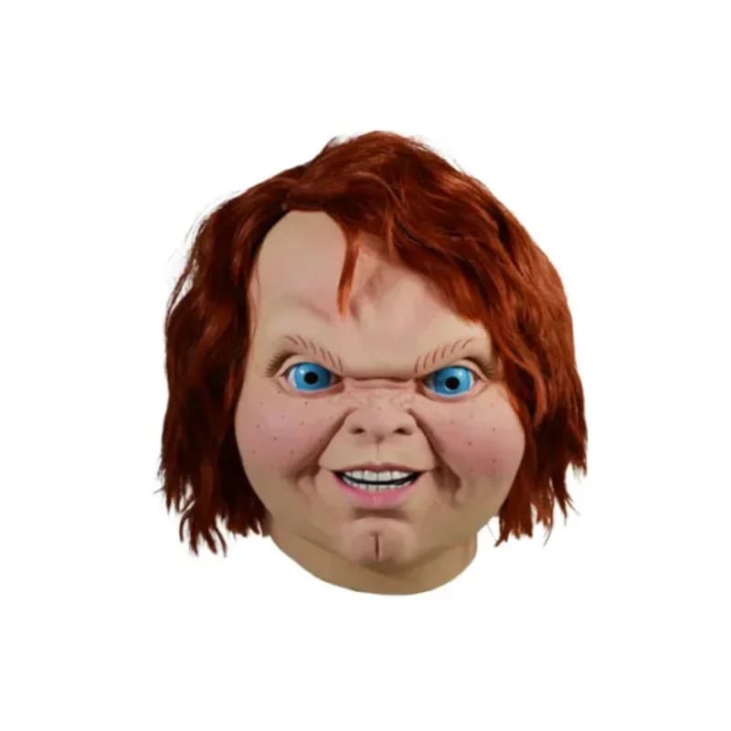 SN66 Ghost Doll Mask Chucky Halloween Scarf Horror Maske Masque Masque Mascaras De Latex Realista2 @ w $